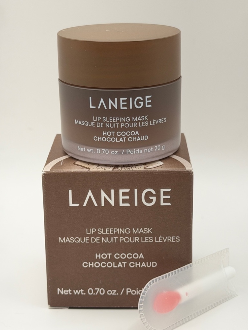 LANEIGE Lip Sleeping Mask HOT COCOA w/Applicator F/S 0.70 Oz. NEW IN BOX! - Picture 11 of 15